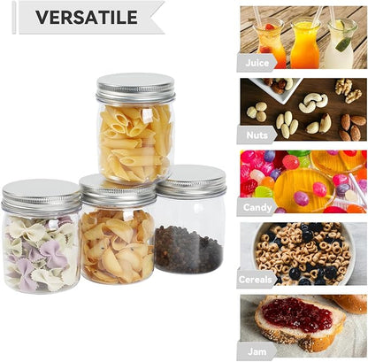 novelinks 8 oz Clear Plastic Jars - Image 4