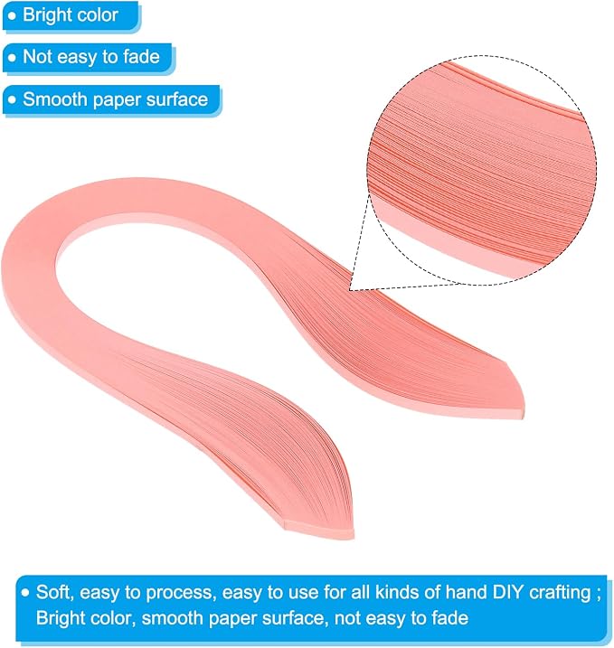 PATIKIL Quilling Strips Paper 600pcs 5mm 39cm Origami Paper Quilling Kits - Image 3