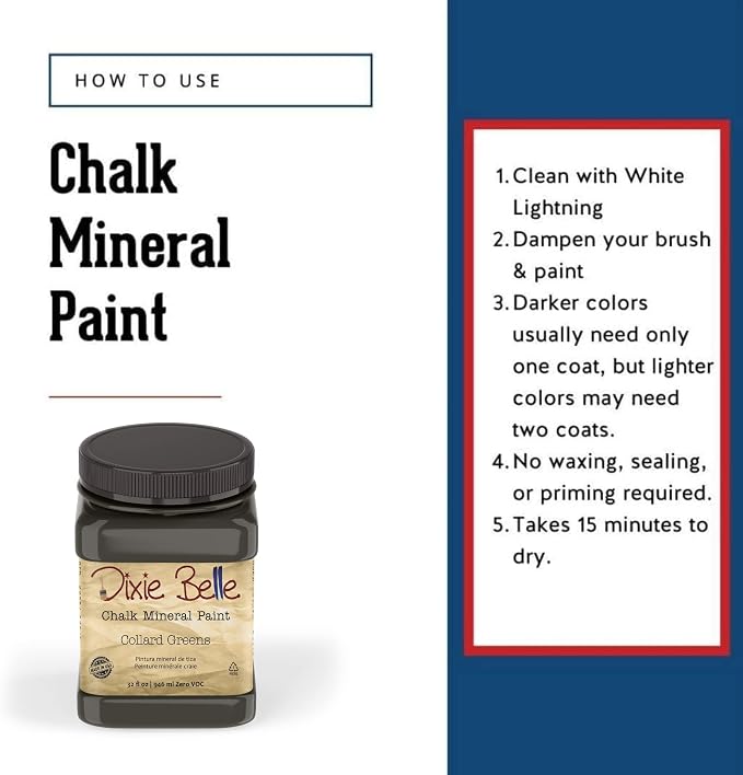 Dixie Belle Paint Company Chalk Finish Furniture Paint - Image 3