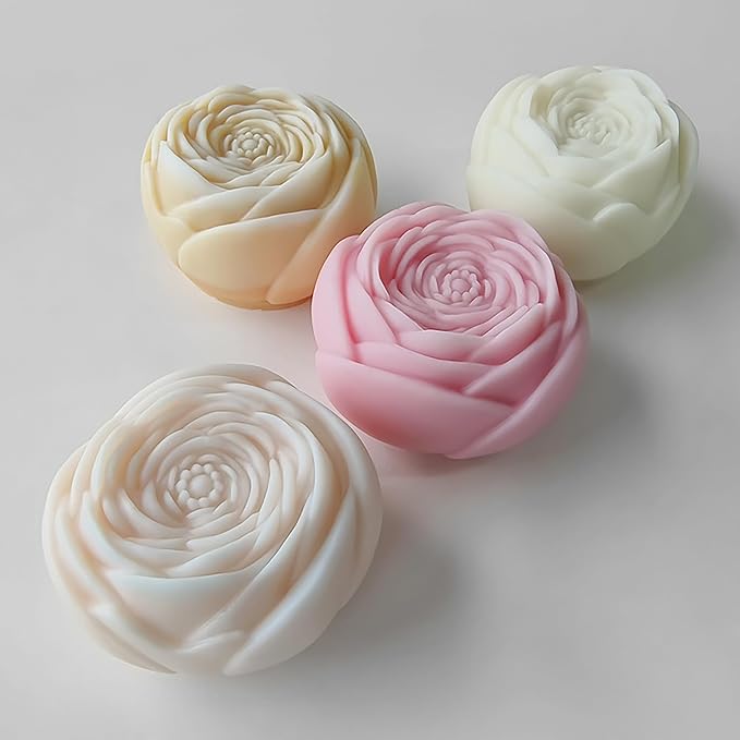 Rose Ball 3D Round Flower Peony Resin Casting Molds - Image 4
