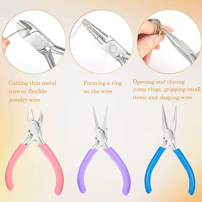 3 Pack Jewelry Pliers Set, Mini Pliers Set - Image 6