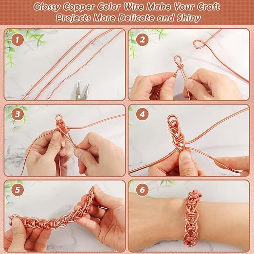 Aluminum Wire, Anezus 9 Gauge Craft Bendable Armature Thick Wire - Image 5