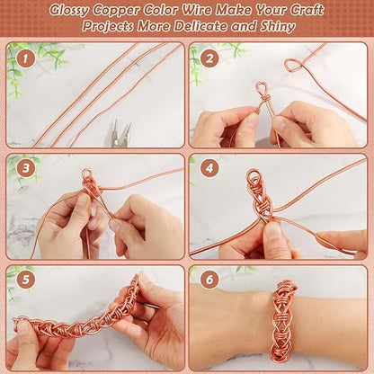 Aluminum Wire, Anezus 9 Gauge Craft Bendable Armature Thick Wire - Image 5
