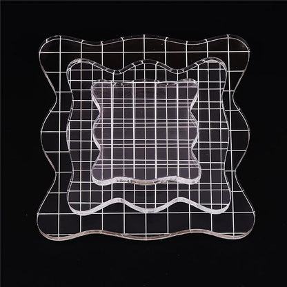 DECORA Acrylic Clear Rubber Stamping Blocks Set - Image 2