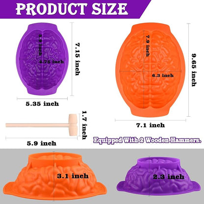 Sakolla Silicone Brain Molds, Candle and Resin - Image 3