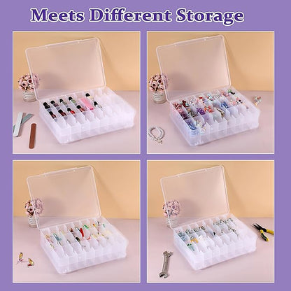 OwnMy 2 Pack 46 Grids Sewing Thread Organizer, Double-Sided Thread Spool - Image 6