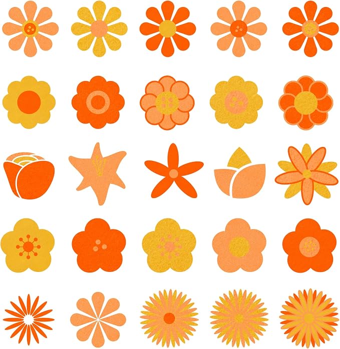 Whaline 18Pcs Fall Felt Fabric Sheets Soft Thick Assorted Autumn Thanksgiving - Image 4