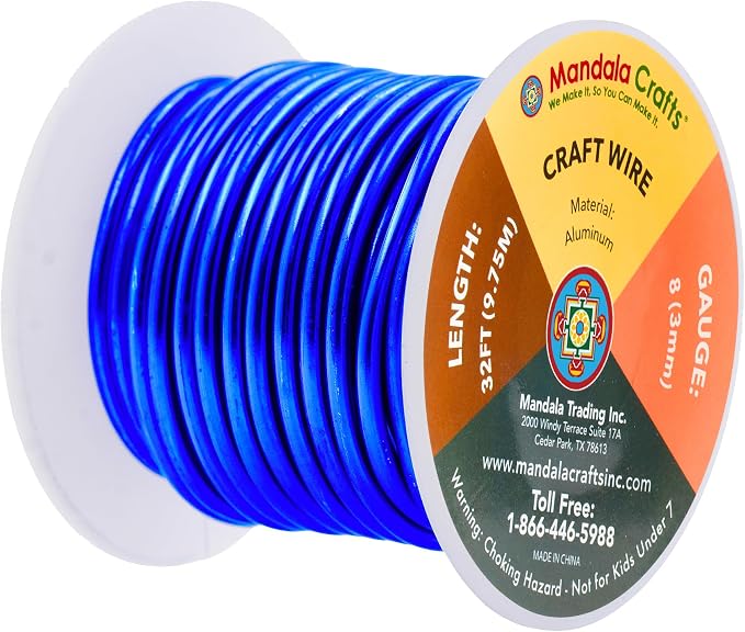 Mandala Crafts 8 Gauge Anodized Aluminum Craft Wire - Image 2