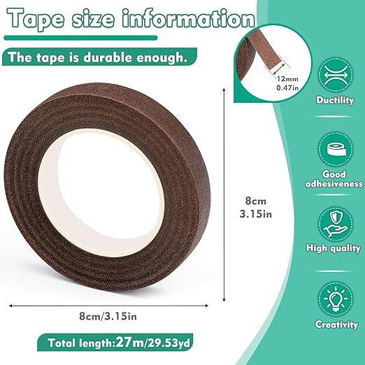 Floral Tape, 1/2inch Flower Tape, Flower Tape - Image 2