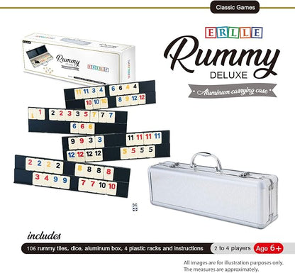 ERLLE - 106 Rummy Tiles Game Set - Image 7