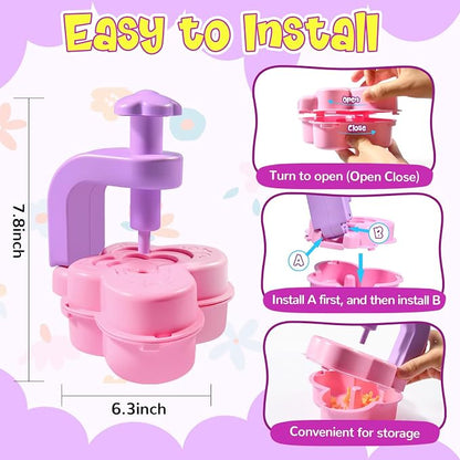 GPPNKC Flower Bouquet Craft Kit DIY Arts and Crafts Toddler Toys Flowers Market - Image 3