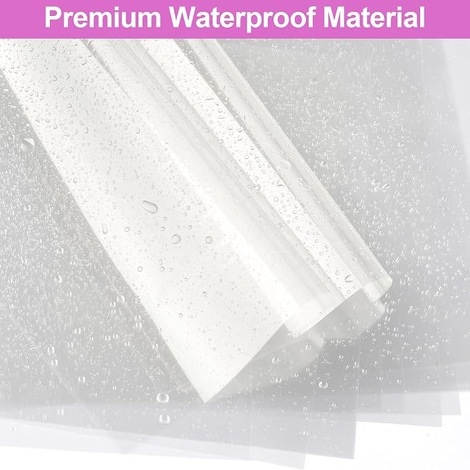 PEASUG 120 PCS Clear Cellophane Wrap, Cellophane Sheets, 6x8 Inches Cello Sheets - Image 3