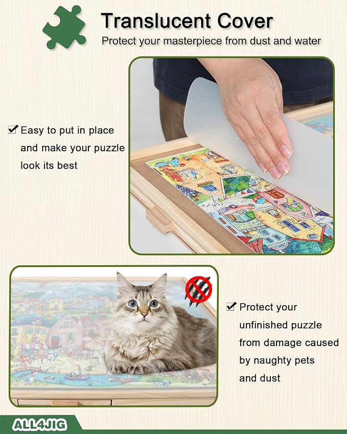 ALL4JIG 1500 Pieces Rotating Puzzle Board - Image 7