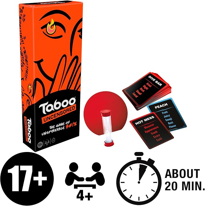 Hasbro Gaming Taboo Uncensored Board Game - Image 9