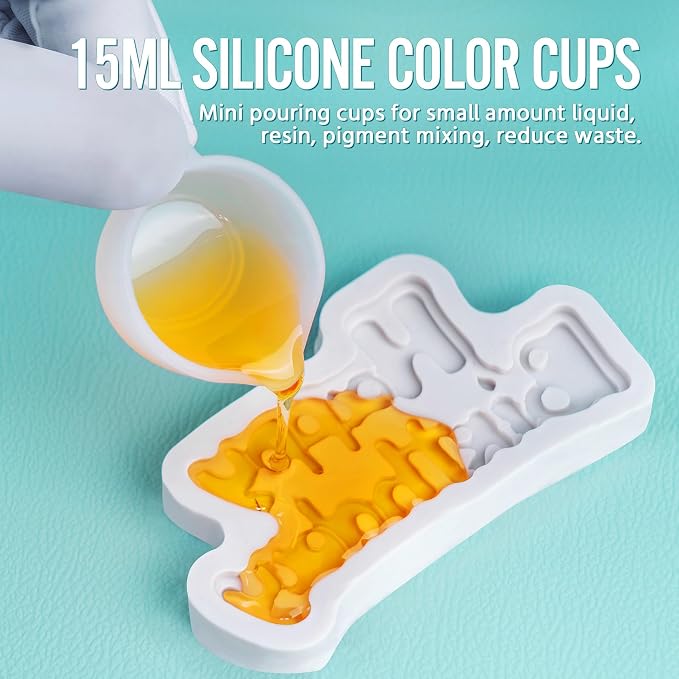 Silicone Resin Mixing Measuring Cups - Image 5