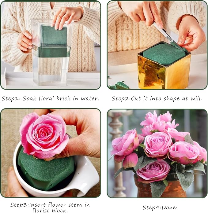 FOIMAS 5pcs Floral Foam Bricks - Image 3