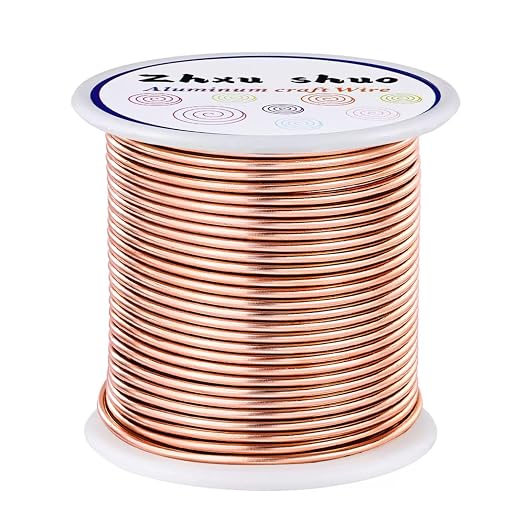 12 Gauge Aluminum Wire 35 Yards Anodized Metal Wire by ZhXu+Shuo