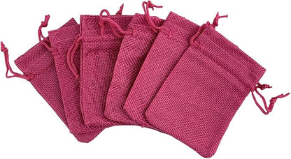 Palmhomee Pack of 25 Burlap Gift Bags - Image 2