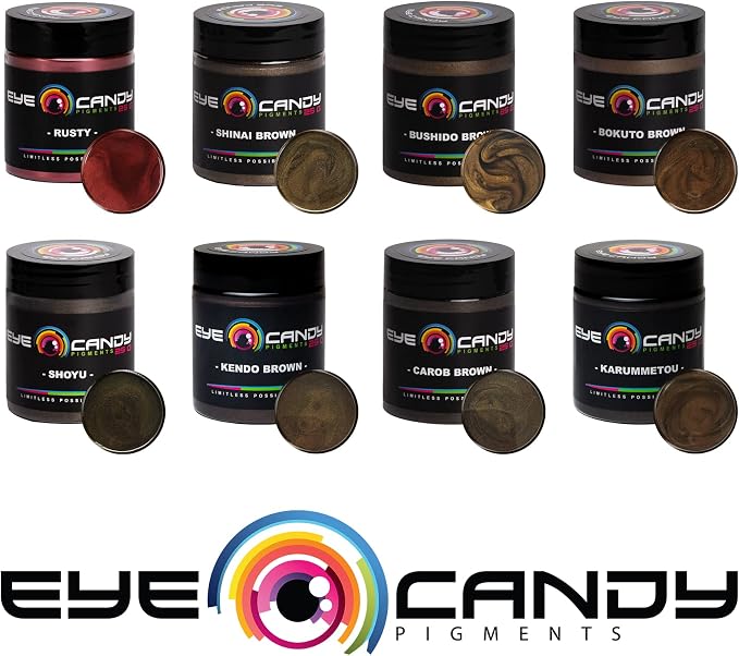 Eye Candy Pigments Premium Brown Mica Powder - Image 7