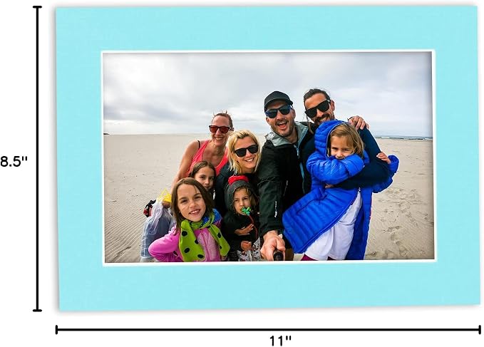 8.5x11 Mat Bevel Cut for 7x9 Photos - Image 10