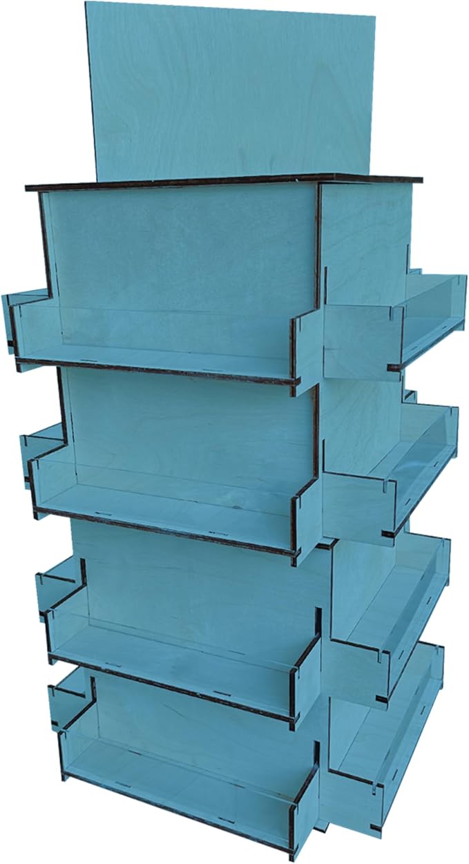 TORCHED DISPLAYS 4-Sided Rotating Display Stand by TORCHEDDISPLAYS