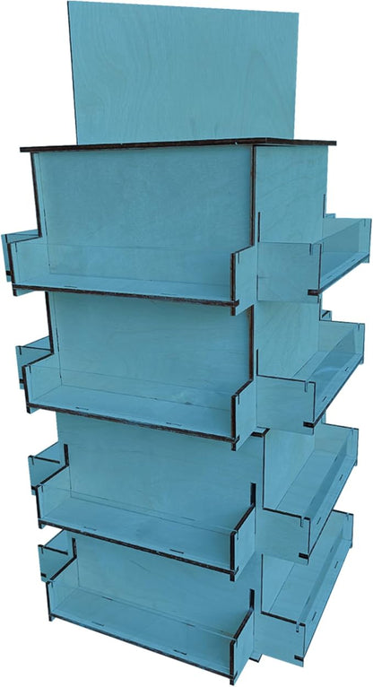 TORCHED DISPLAYS 4-Sided Rotating Display Stand by TORCHEDDISPLAYS