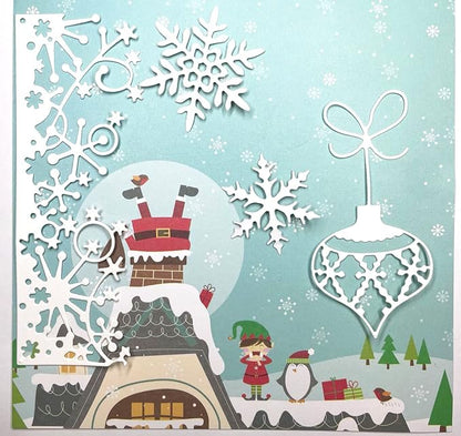 Metal Cutting Dies for Paper Card Making DIY Merry Christams Embossing Stencil - Image 3