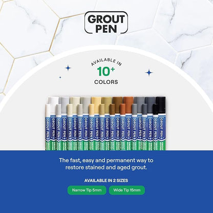 Grout Pen Cream Tile Paint Marker: Waterproof Grout Paint Pen, Tile Grout - Image 9