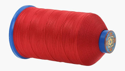 Mandala Crafts Bonded Nylon Thread Red Heavy Duty Sewing Threads - Image 3