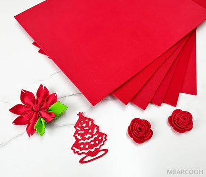 MEARCOOH Red Foam Sheets Crafts 9x12 Inch 2mm Eva Color Craft Foam Paper - Image 4
