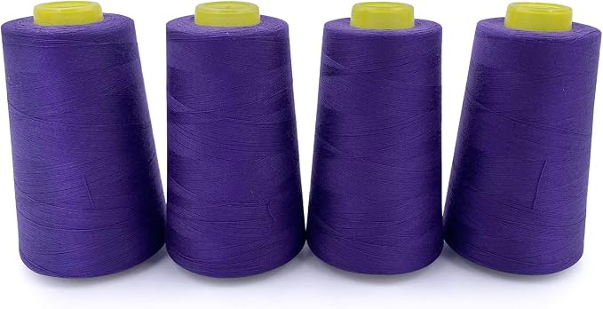 Tortoise 4 Cones of 3000 Yards Each Spool Thread by TORTOISETHREAD