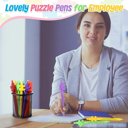 Eaasty 24 Pcs Employee Appreciation Gifts Bulk Inspirational Puzzle Pens Thank - Image 6