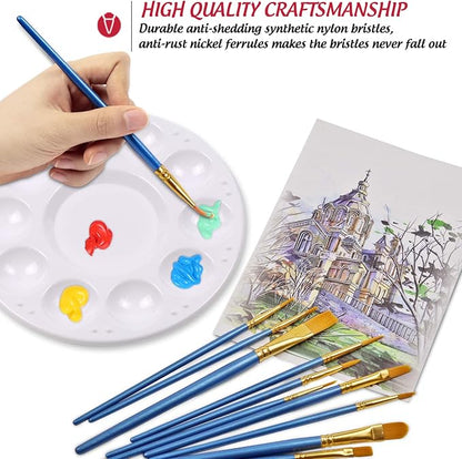 DUGATO Halloween Artist Paint Brush & Palette Set - Image 3