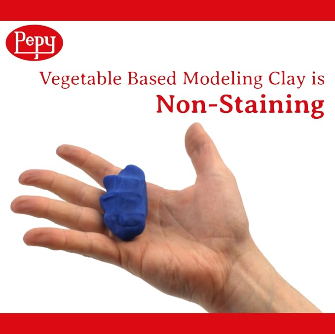 Pepy Plastilina Reusable and Non-Drying Modeling Clay Gift Set; Set of 24 Bars - Image 5