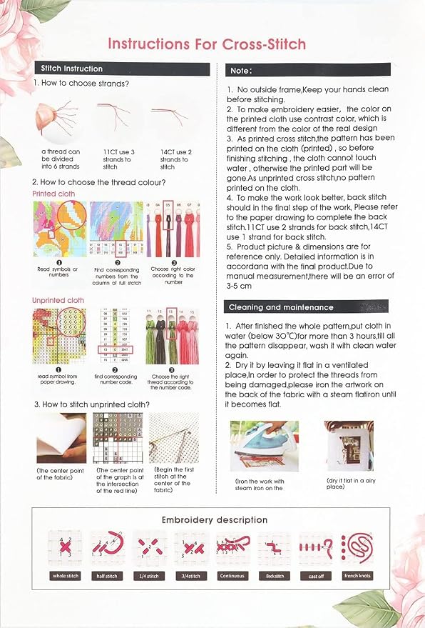 Skullhead Stamped Cross Stitch Kits - Image 7