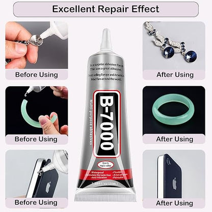 B7000 Jewelry Glue for Making, FITTDYHE 1PCS 50ML/1.69 fl oz Clear Adhesive for - Image 4