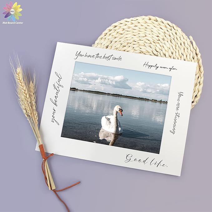 Mat Board Center, 11x14 for 8x10 Off White Color Mats - Image 7