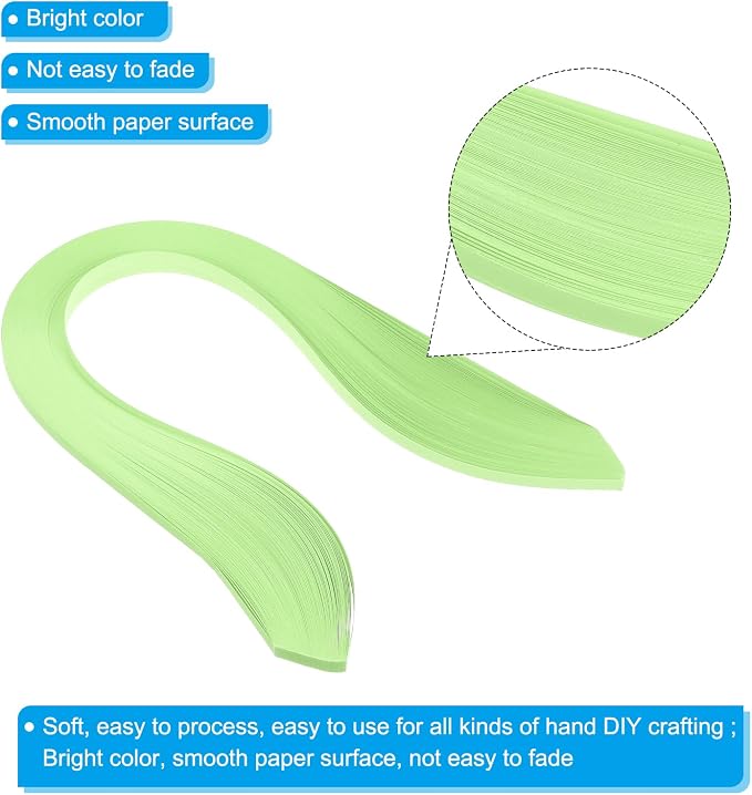 PATIKIL Quilling Strips Paper 600pcs 5mm 39cm Origami Paper Quilling Kits - Image 3