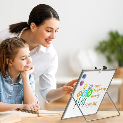 MaxGear Small White Board with Stand, Mini Dry Erase Board - Image 9