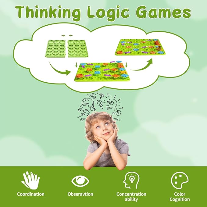Brain Stem Activity Logic Kits, Board Teaser Games & Puzzles Toys - Image 4