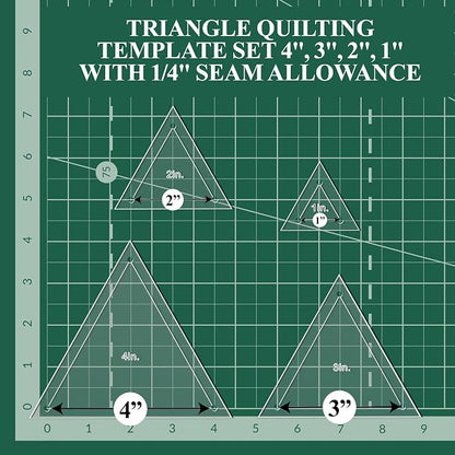 Quilting Acrylic Template Set | Precision Tools - Image 3