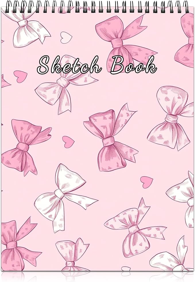 Deokke Sketchbook Top Spiral Bound Sketch Pad, 9 x 12 inch, 100GSM Thick Paper by Deokke