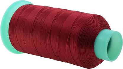 Mandala Crafts Bonded Nylon Thread Maroon Heavy Duty Sewing Threads - Image 2
