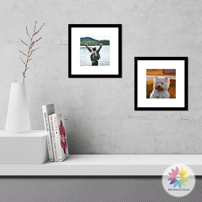 Mat Board Center, 12x12 for 8x8 White Photo Picture Mats - Image 7