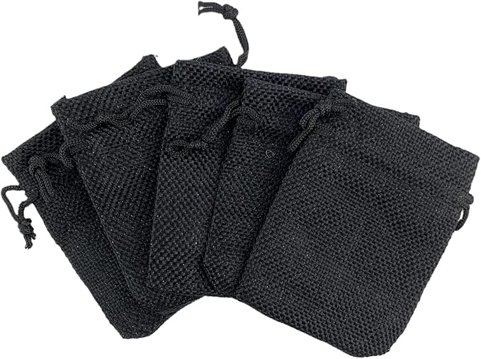 Palmhomee Pack of 25 Burlap Gift Bags - Image 2