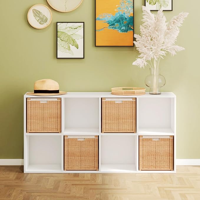 Wooden 8 Cube Storage Organizer - Image 4