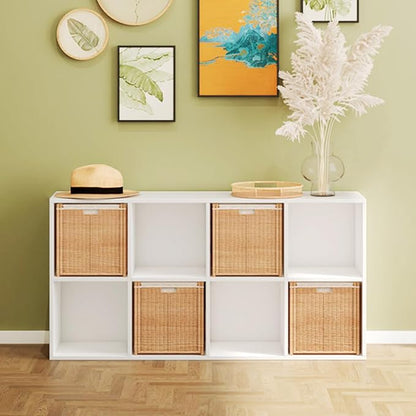 Wooden 8 Cube Storage Organizer - Image 4