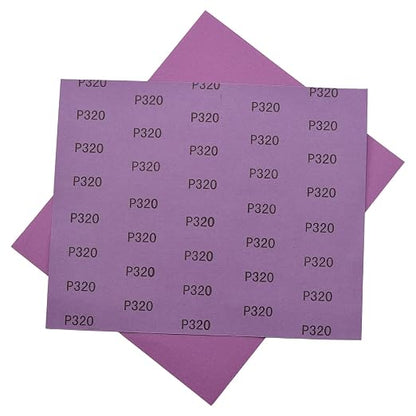 Sandpaper 15Pcs, 320 Grit Sandpaper, Wet Dry Sandpaper Sheets 9 X 11 Inch - Image 2