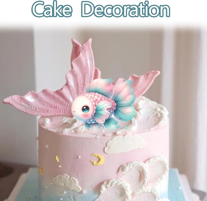 1 Pcs Vivid Ocean Theme Fish Fondant Mold, Cute Fish Candy Silicone Mold - Image 3