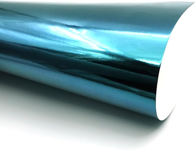 TGXRZX Metallic Lake blue Cardstock Paper, Size 8 "x 11", Mirror Finish Gold - Image 9